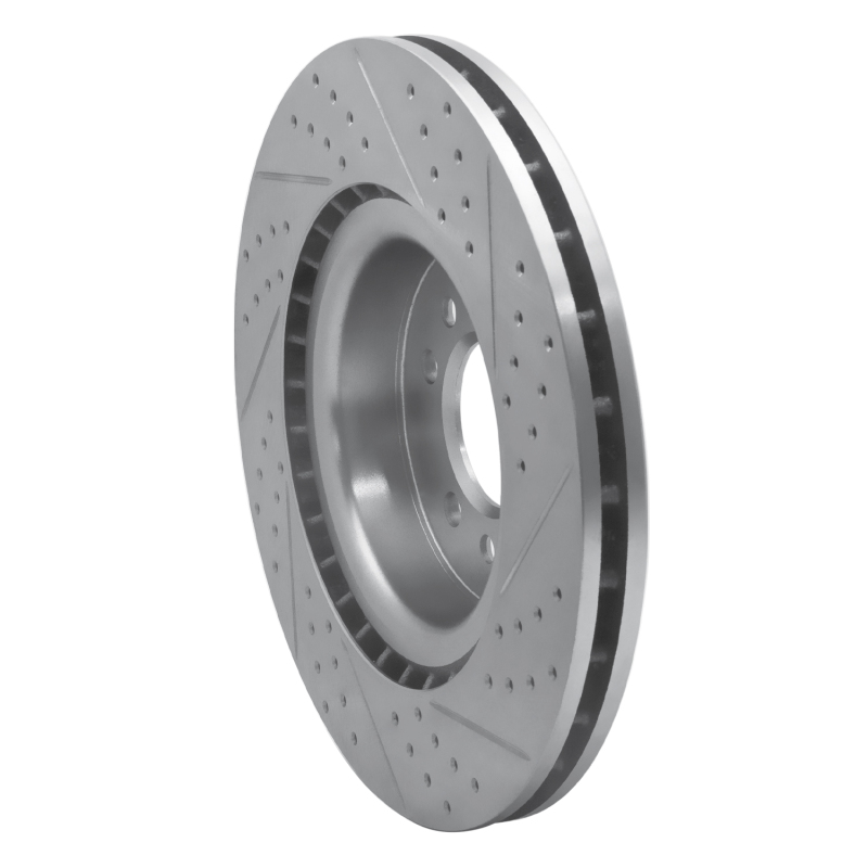 Land Rover Range Rover Sport Brake Rotor (1) - Front Left - DFC - Geoperformance Drilled & Slotted - `06-`17