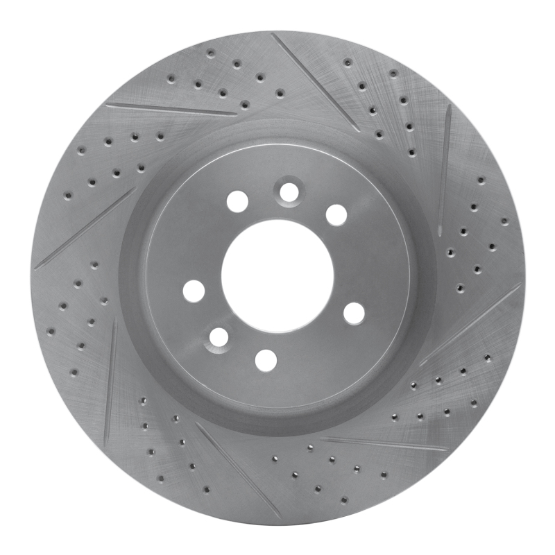 Land Rover Range Rover Sport Brake Rotor (1) - Front Right - DFC - Geoperformance Drilled & Slotted - `06-`17