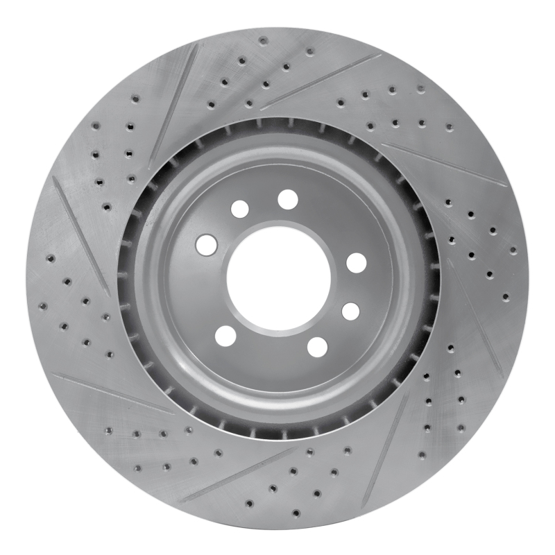Land Rover Range Rover Sport Brake Rotor (1) - Front Right - DFC - Geoperformance Drilled & Slotted - `06-`17