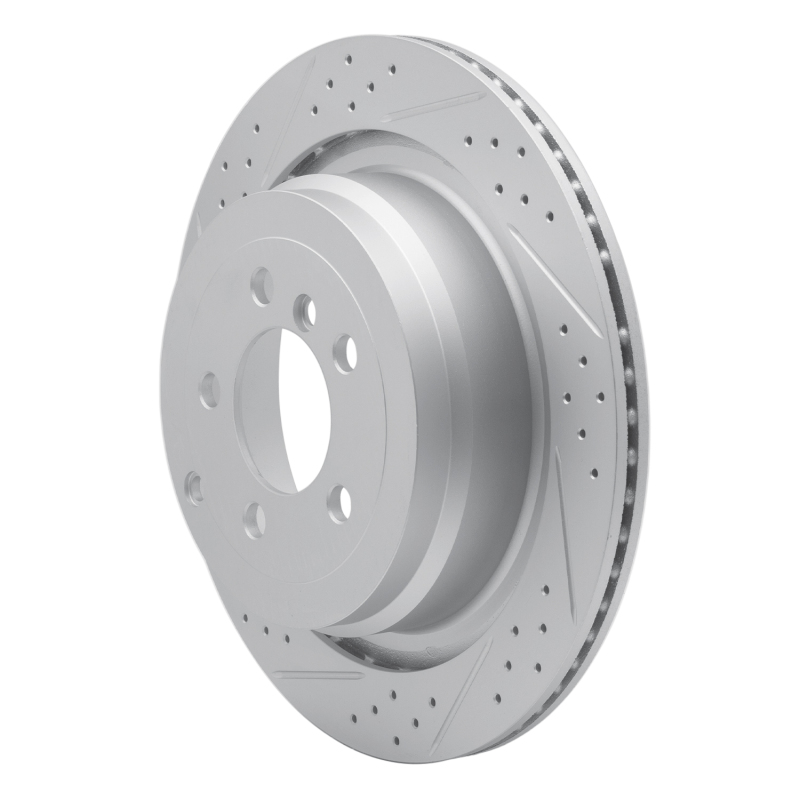 Land Rover Range Rover Brake Rotor (1) - Rear Left - DFC - Drilled & Slotted - `06-`12