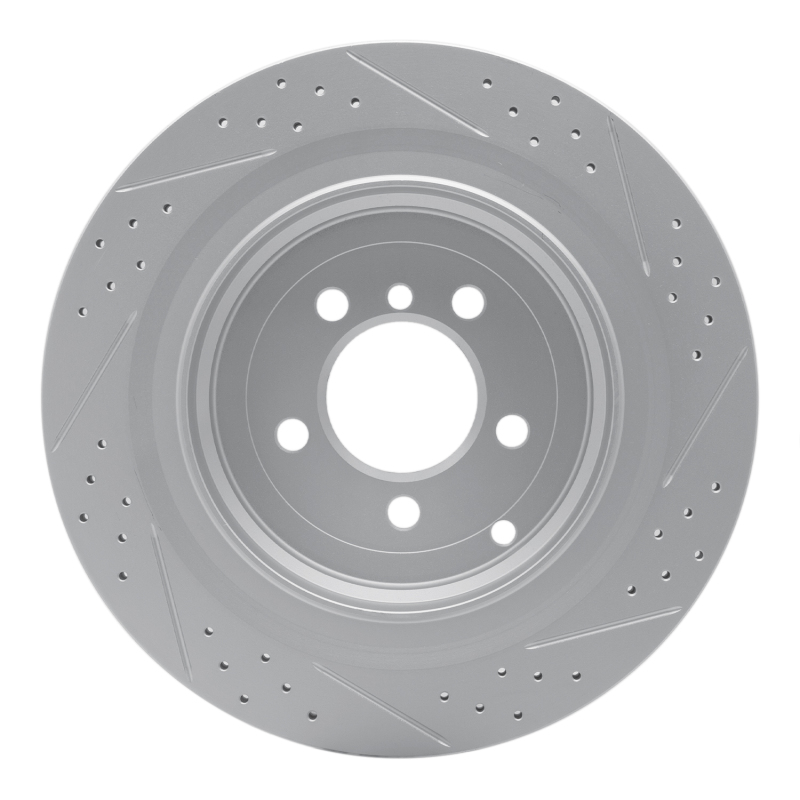 Land Rover Range Rover Brake Rotor (1) - Rear Left - DFC - Drilled & Slotted - `06-`12