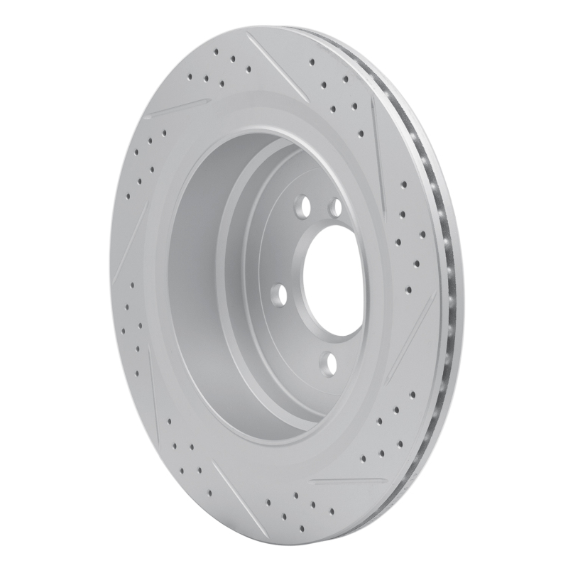 Land Rover Range Rover Brake Rotor (1) - Rear Left - DFC - Drilled & Slotted - `06-`12