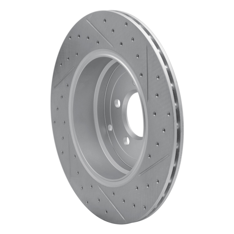 Land Rover Range Rover Brake Rotor (1) - Rear Left - DFC - Drilled & Slotted Geoperformance - `10-`12