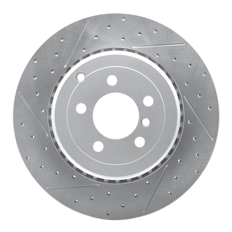 Land Rover Range Rover Brake Rotor (1) - Rear Left - DFC - Drilled & Slotted Geoperformance - `10-`12