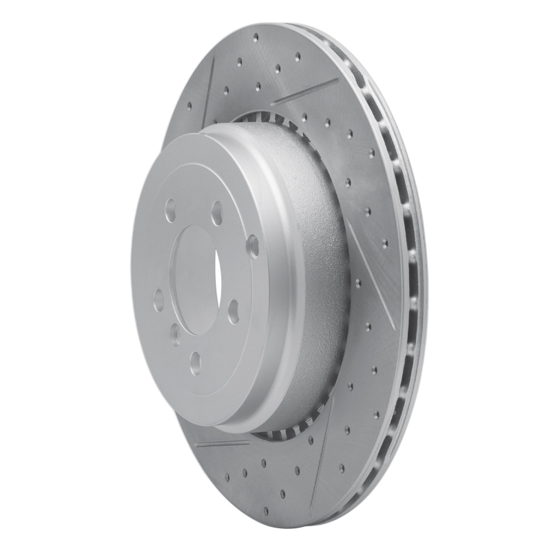 Land Rover Range Rover Brake Rotor (1) - Rear Left - DFC - Drilled & Slotted Geoperformance - `10-`12