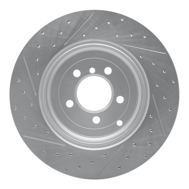 Land Rover Range Rover Brake Rotor (1) - Rear Right - DFC - Drilled & Slotted Geoperformance - `10-`12