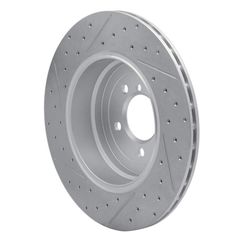 Land Rover Range Rover Brake Rotor (1) - Rear Right - DFC - Drilled & Slotted Geoperformance - `10-`12