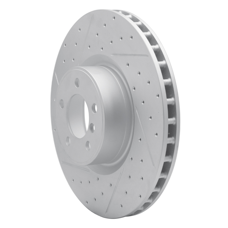Land Rover Range Rover Brake Rotor (1) - Front Left - DFC - Drilled & Slotted Geoperformance - `10-`12