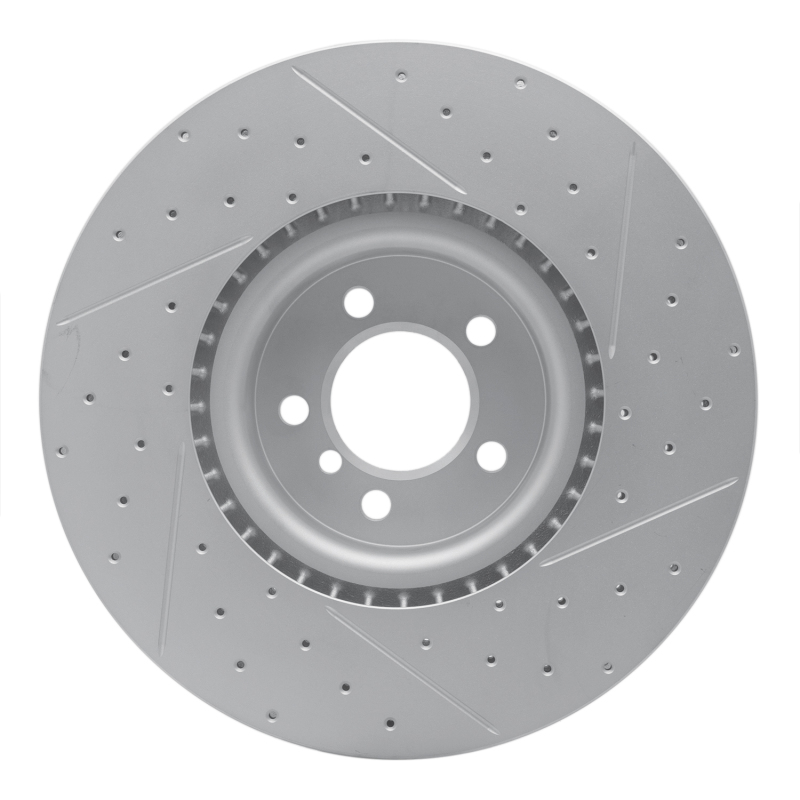 Land Rover Range Rover Brake Rotor (1) - Front Left - DFC - Drilled & Slotted Geoperformance - `10-`12