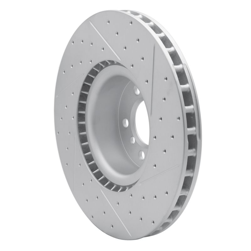 Land Rover Range Rover Brake Rotor (1) - Front Left - DFC - Drilled & Slotted Geoperformance - `10-`12