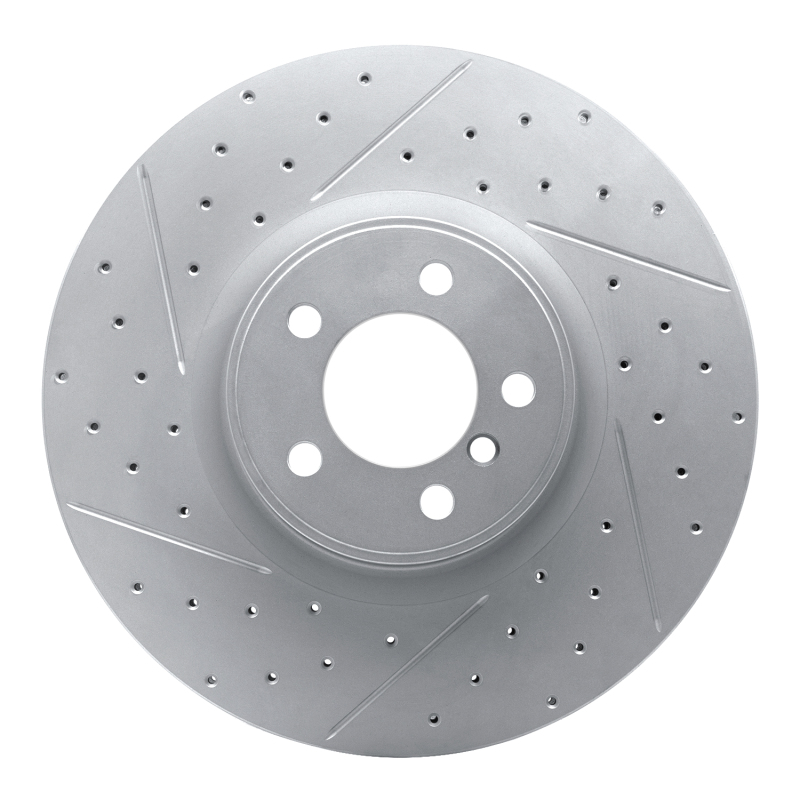 Land Rover Range Rover Brake Rotor (1) - Front Left - DFC - Drilled & Slotted Geoperformance - `10-`12