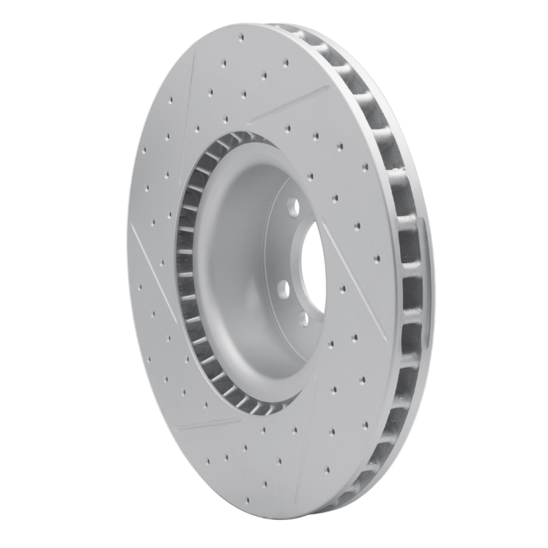 Land Rover Range Rover Brake Rotor (1) - Front Right - DFC - Drilled & Slotted Geoperformance - `10-`12