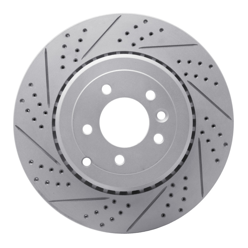 Land Rover Range Rover Sport Brake Rotor (1) - Rear Right - DFC - Drilled & Slotted Geoperformance - `10-`13
