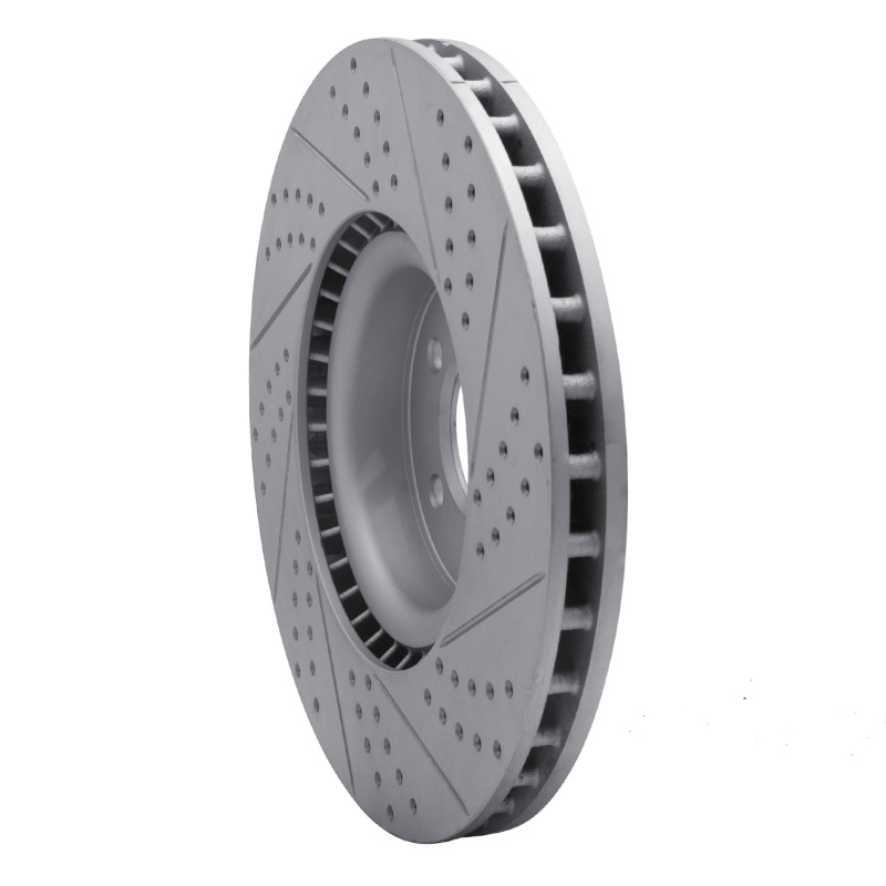 Land Rover Range Rover Brake Rotor (1) - Front Left - DFC - Geoperformance Drilled & Slotted - `10-`17