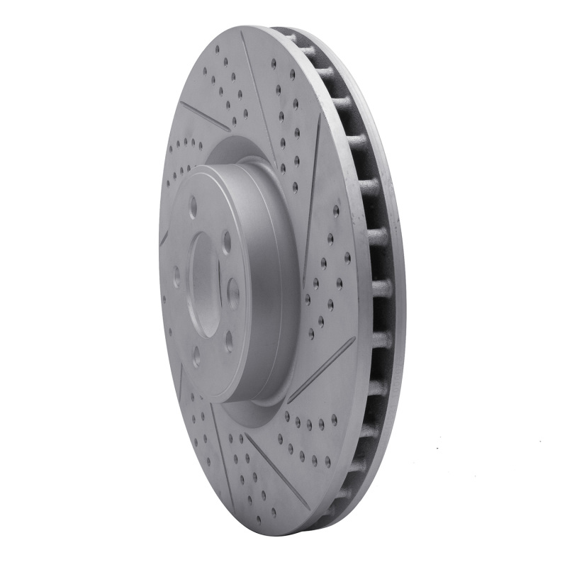 Land Rover Range Rover Brake Rotor (1) - Front Right - DFC - Geoperformance Drilled & Slotted - `10-`17