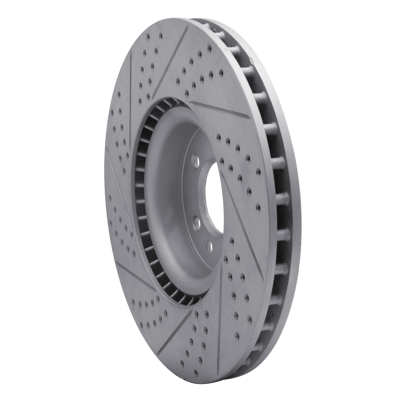 Land Rover Range Rover Brake Rotor (1) - Front Right - DFC - Geoperformance Drilled & Slotted - `10-`17