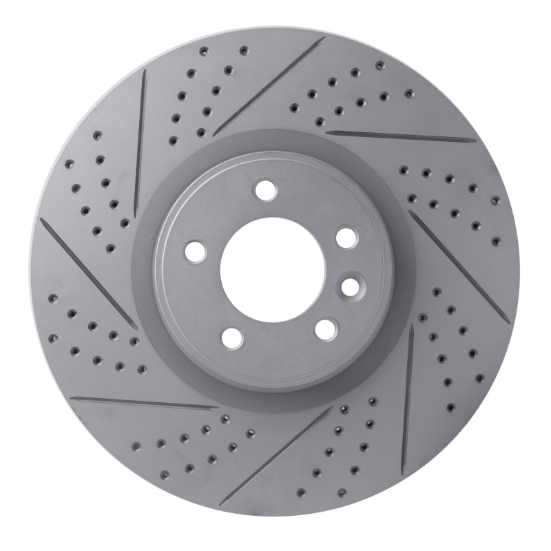 Land Rover Range Rover Brake Rotor (1) - Front Right - DFC - Geoperformance Drilled & Slotted - `10-`17