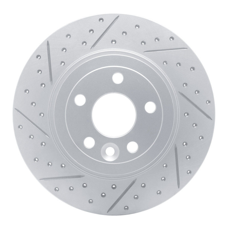 Land Rover Range Rover Evoque Brake Rotor (1) - Rear Left - DFC - Geoperformance Rotor - Drilled and Slotted - `16-`19