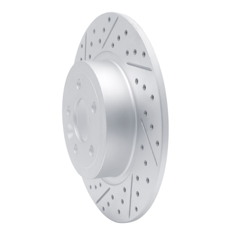 Land Rover Range Rover Evoque Brake Rotor (1) - Rear Left - DFC - Geoperformance Rotor - Drilled and Slotted - `16-`19