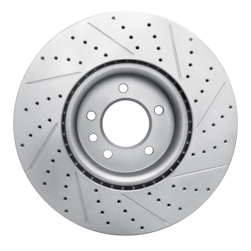 Land Rover Range Rover Brake Rotor (1) - Front Left - DFC - Geoperformance Rotor - Drilled and Slotted - `18-`20