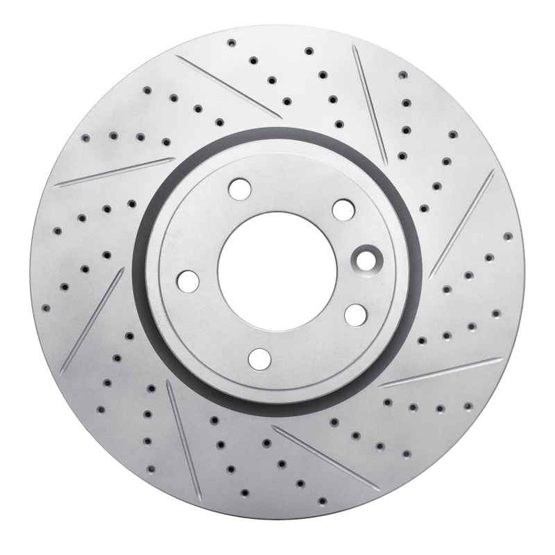 Land Rover Range Rover Brake Rotor (1) - Front Right - DFC - Geoperformance Rotor - Drilled & Slotted - `18-`20