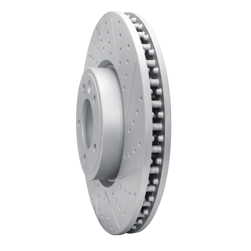 Land Rover Range Rover Brake Rotor (1) - Front Right - DFC - Geoperformance Rotor - Drilled & Slotted - `18-`20