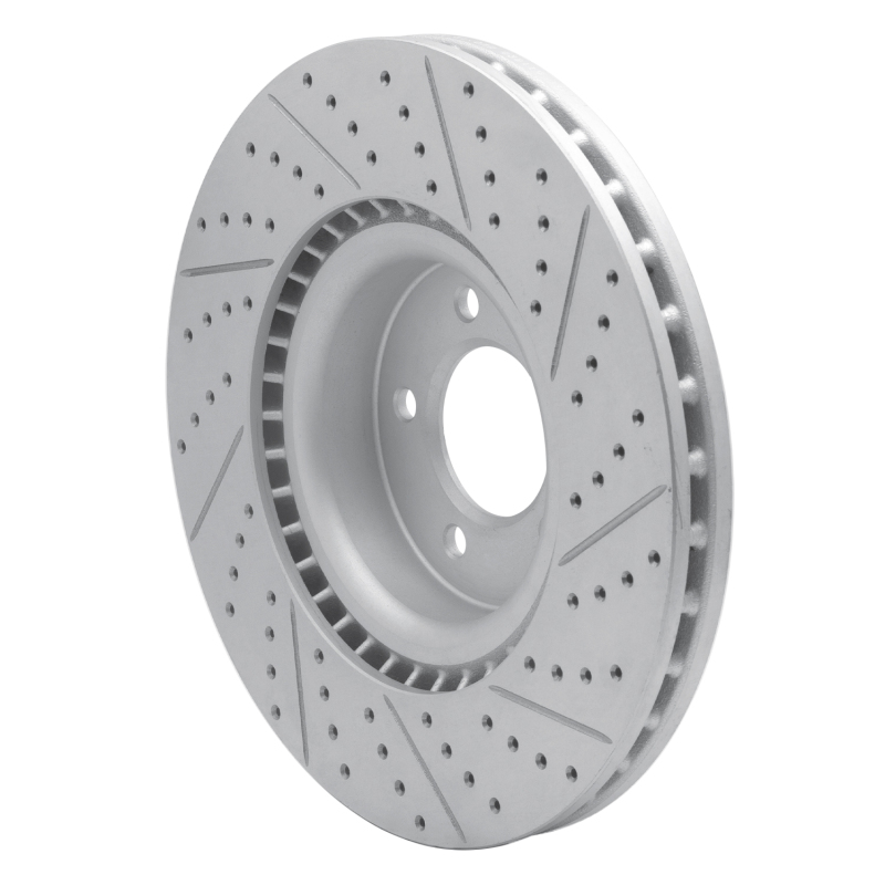 Land Rover Range Rover Brake Rotor (1) - Front Left - DFC - Geoperformance, Drilled and Slotted - `18-`24