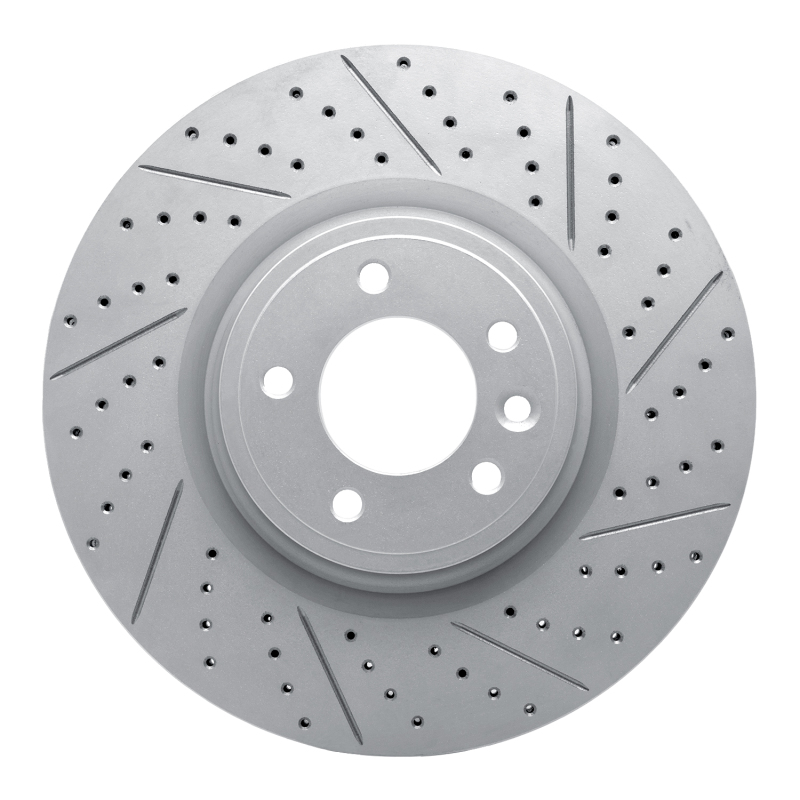Land Rover Range Rover Sport Brake Rotor (1) - Front Right - DFC - Geoperformance Drilled & Slotted - `18-`24