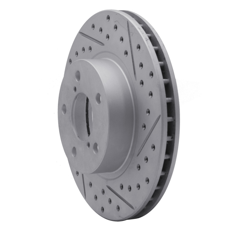 Subaru Impreza Brake Rotor (1) - Front Right - DFC - Geoperformance Rotors - Drilled & Slotted - `90-`01