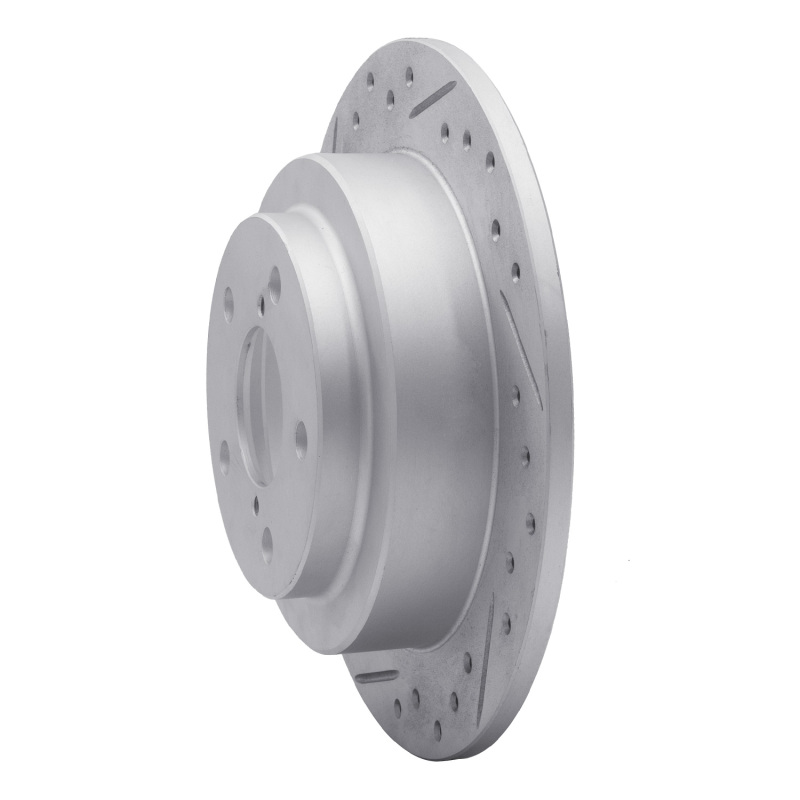 Saab 9-2X Brake Rotor (1) - Rear Left - DFC - Drilled & Slotted Geoperformance - `90-`08