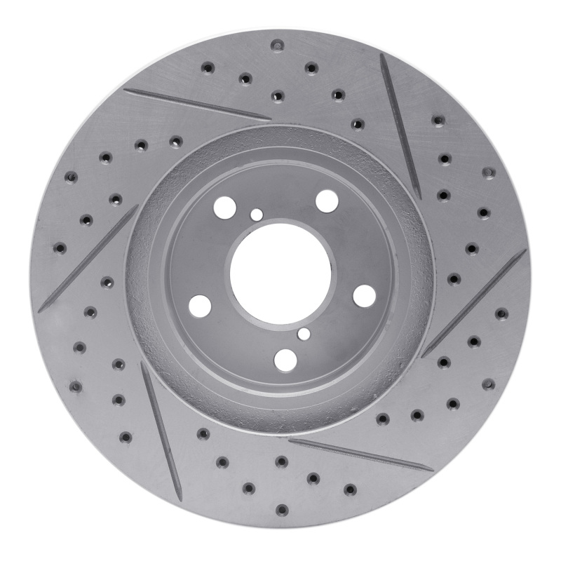 Saab 9-2X Brake Rotor (1) - Front Left - DFC - Drilled & Slotted Geoperformance - `90-`16