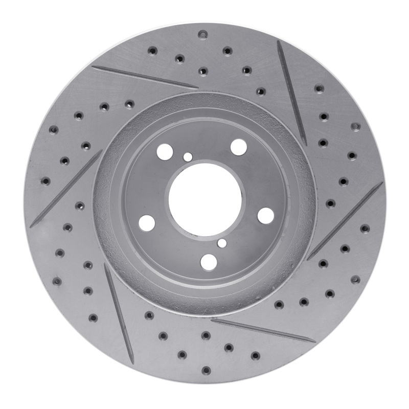Saab 9-2X Brake Rotor (1) - Front Right - DFC - Drilled & Slotted Geoperformance - `90-`16