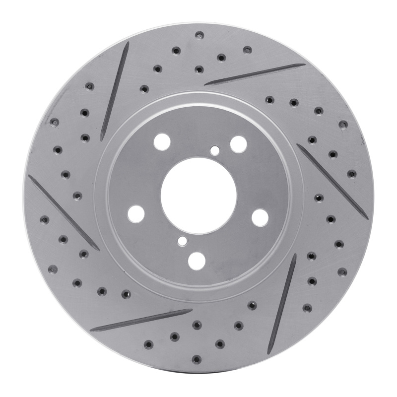 Saab 9-2X Brake Rotor (1) - Front Right - DFC - Drilled & Slotted Geoperformance - `90-`16