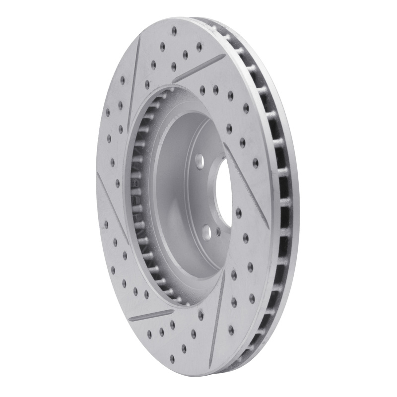 Saab 9-2X Brake Rotor (1) - Front Right - DFC - Drilled & Slotted Geoperformance - `90-`16