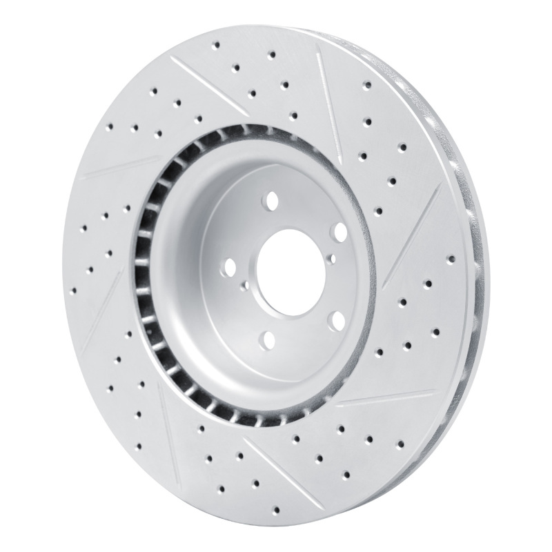 Subaru BRZ Brake Rotor (1) - Front Left - DFC - Drilled & Slotted Geoperformance - `03-`25