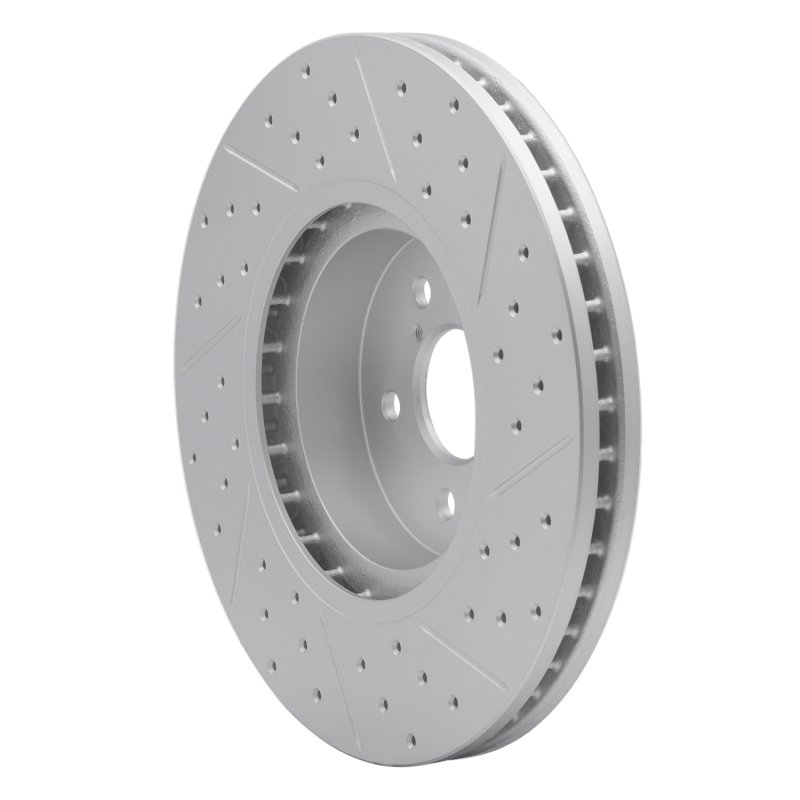 Subaru Forester Brake Rotor (1) - Front Left - DFC - Drilled & Slotted Geoperformance - `05-`18