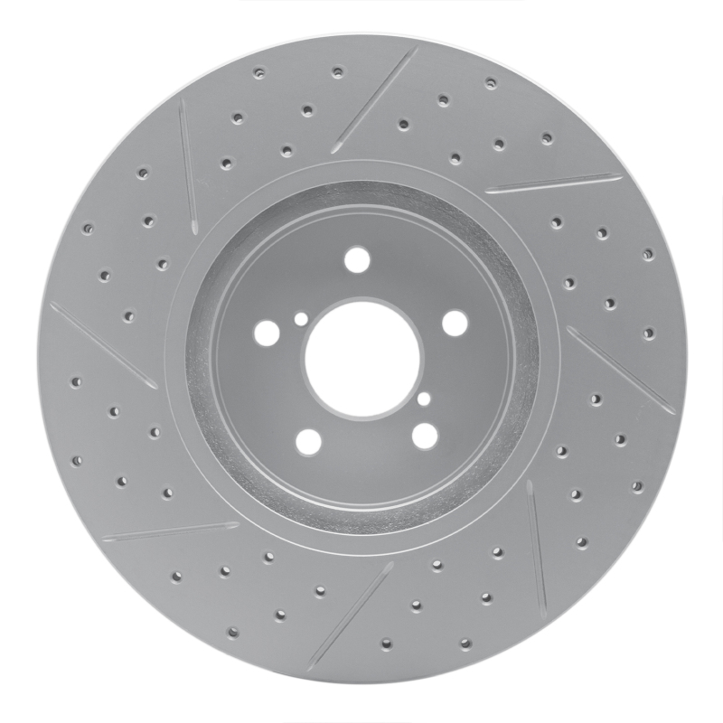 Subaru Forester Brake Rotor (1) - Front Right - DFC - Drilled & Slotted Geoperformance - `05-`18