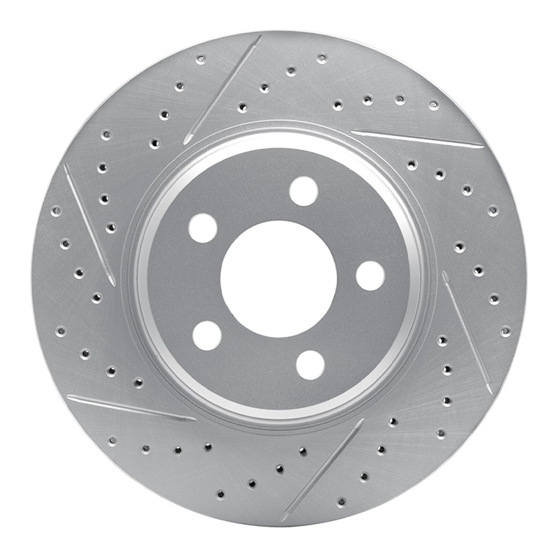 Subaru Impreza Brake Rotors (1) - Rear Left - DFC - Drilled & Slotted Geoperformance - `05-`09
