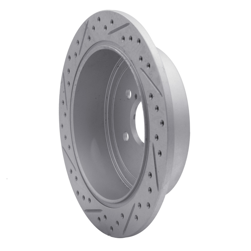 Subaru Outback Brake Rotor (1) - Rear Right - DFC - Drilled & Slotted Geoperformance - `08-`15