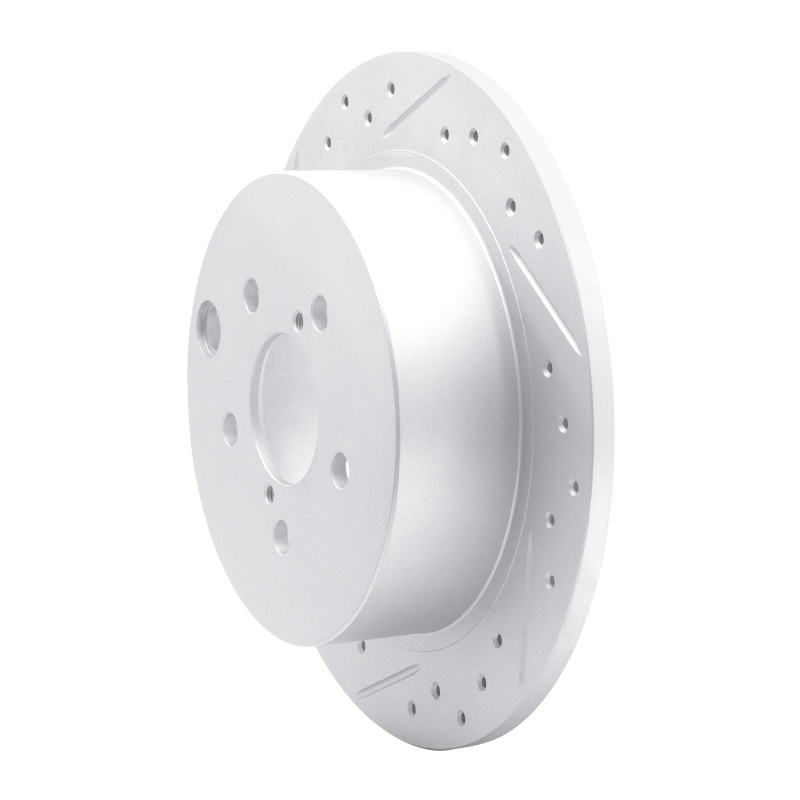 Subaru Xv Crosstrek Brake Rotor (1) - Rear Left - DFC - Drilled & Slotted Geoperformance - `12-`23