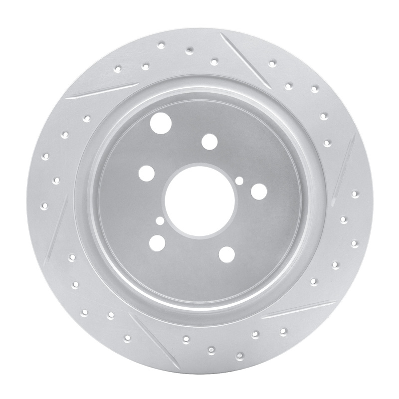 Subaru Xv Crosstrek Brake Rotor (1) - Rear Left - DFC - Drilled & Slotted Geoperformance - `12-`23