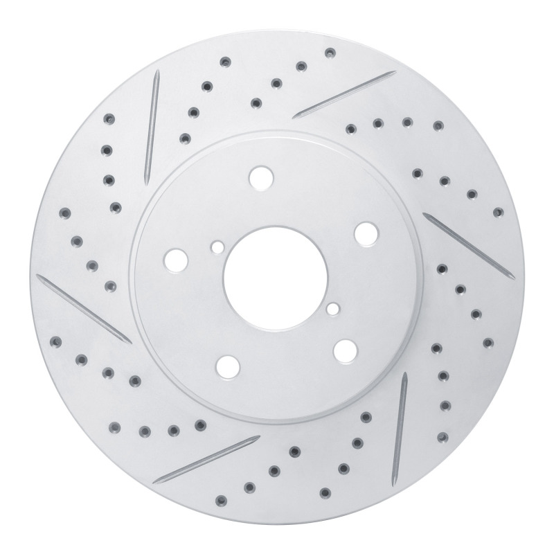 Subaru Legacy Brake Rotor (1) - Front Left - DFC - Drilled & Slotted Geoperformance - `15-`19