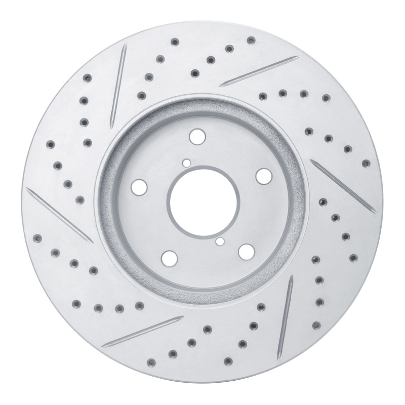 Subaru Legacy Brake Rotor (1) - Front Right - DFC - Drilled & Slotted Geoperformance - `15-`19
