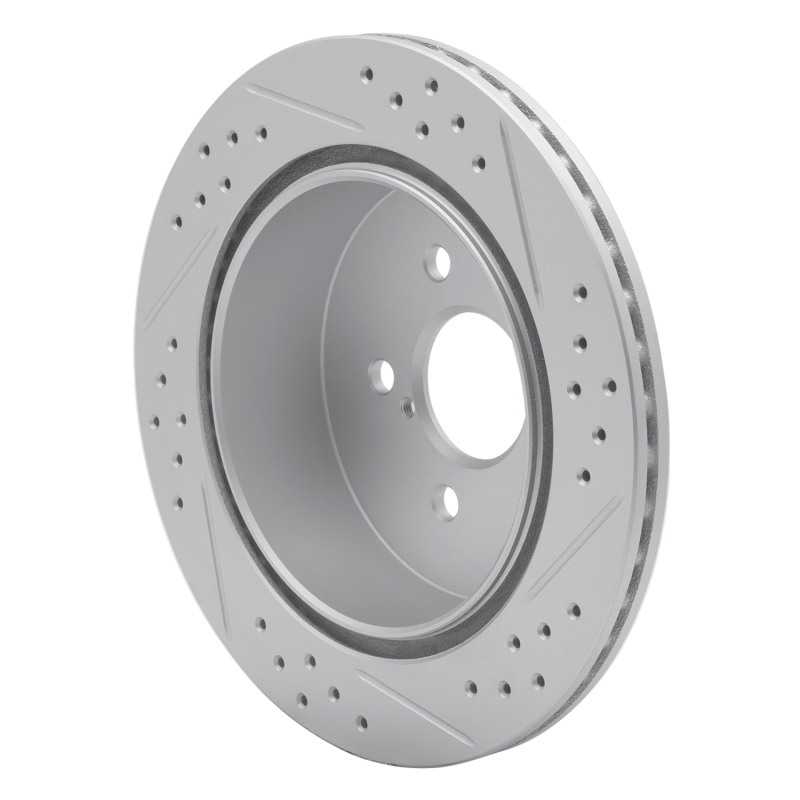 Subaru Forester Brake Rotor (1) - Rear Left - DFC - Drilled & Slotted Geoperformance - `14-`18