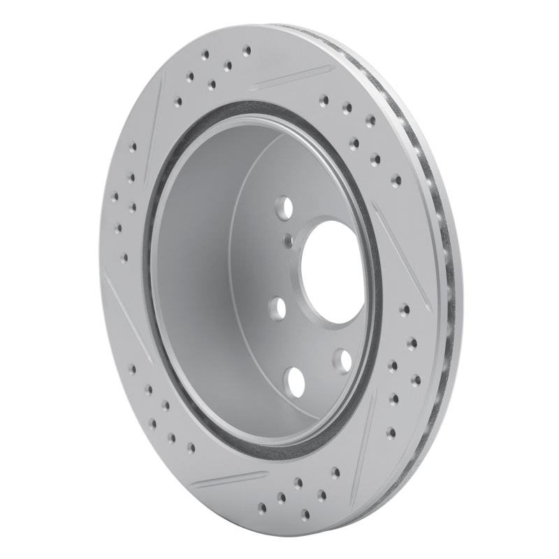 Subaru Forester Brake Rotor (1) - Rear Right - DFC - Drilled & Slotted Geoperformance - `14-`18