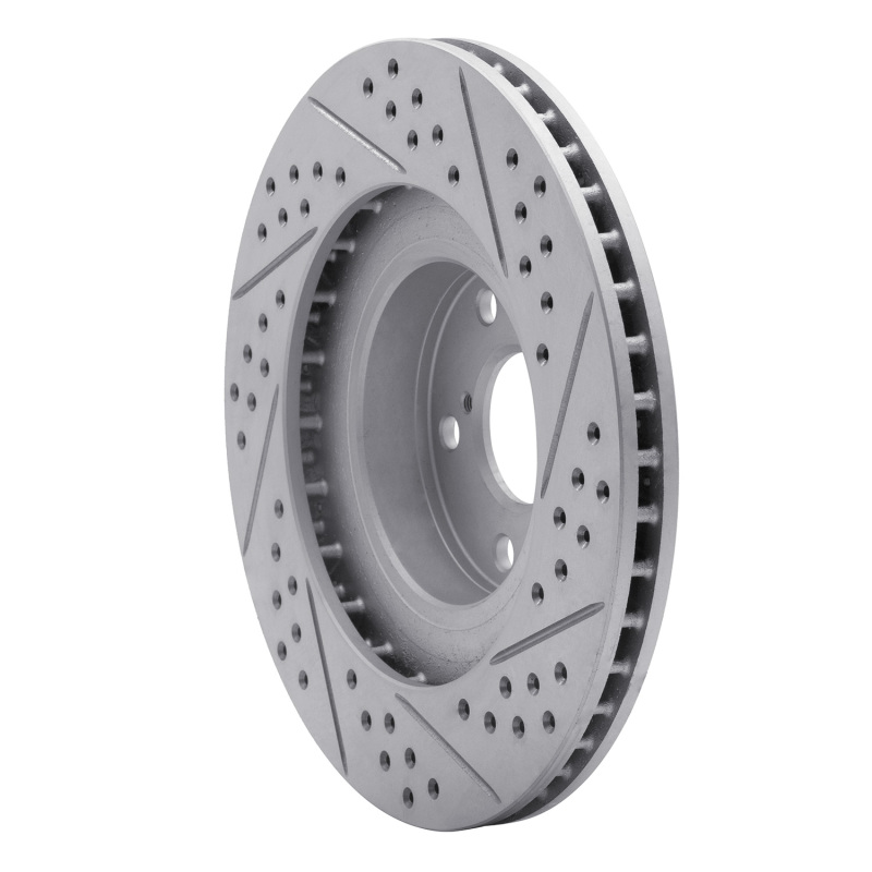 Saab 9-2X Brake Rotor (1) - Front Left - DFC - Geoperf, Drilled & Slotted - `01-`08