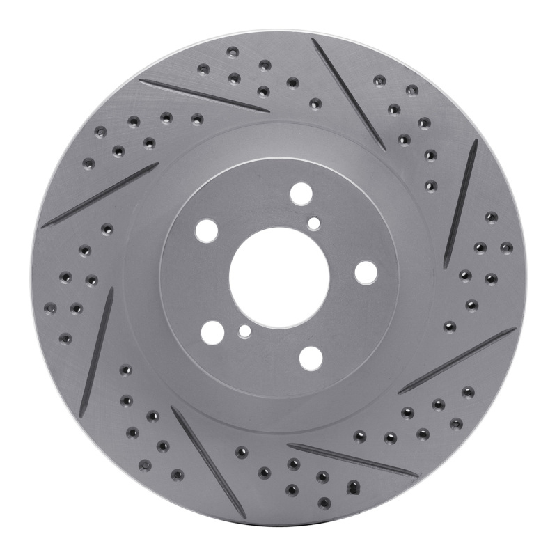 Saab 9-2X Brake Rotor (1) - Front Right - DFC - Geoperformance Drilled & Slotted - `01-`08