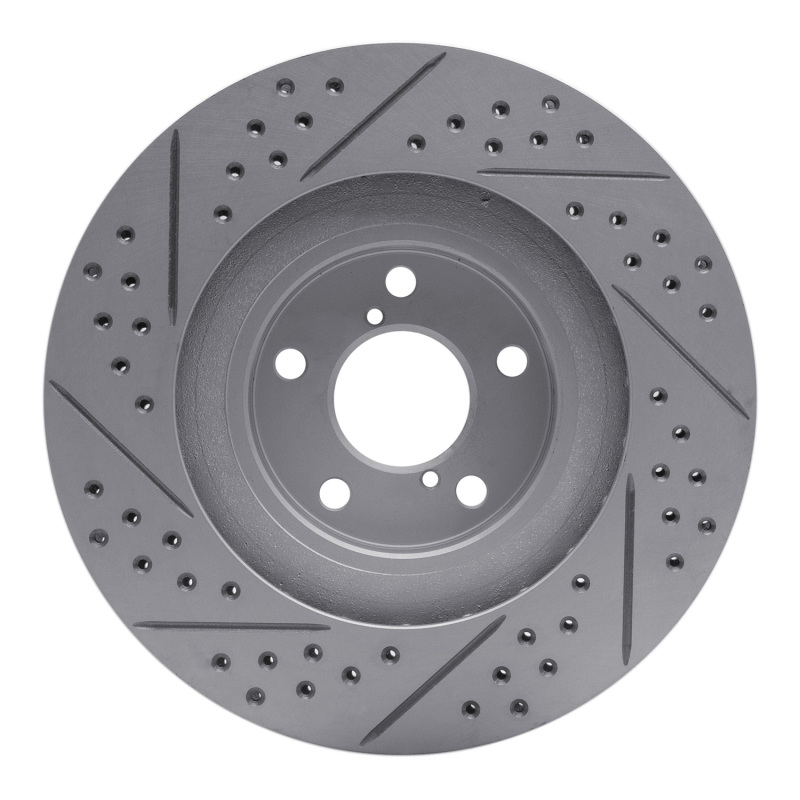 Saab 9-2X Brake Rotor (1) - Front Right - DFC - Geoperformance Drilled & Slotted - `01-`08
