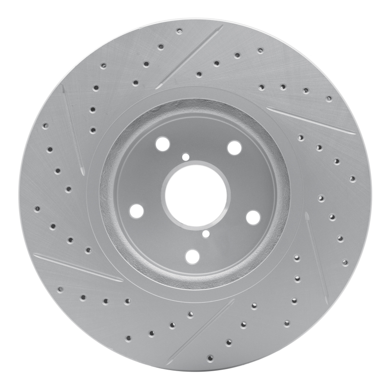 Subaru Outback Brake Rotor (1) - Front Right - DFC - Drilled & Slotted Geoperformance - `06-`21