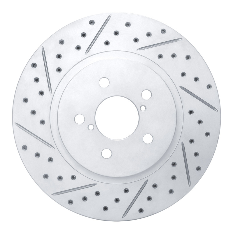 Subaru Crosstrek Brake Rotor (1) - Front Left - DFC - Geoperformance Rotor - Drilled and Slotted - `17-`23